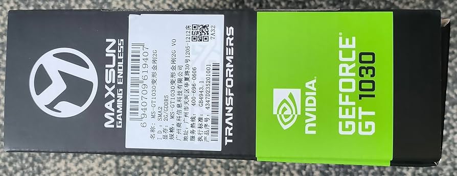 maxsun GEFORCE GT 1030 2GB GDDR5 Video Graphics Card GPU